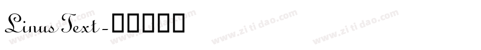 Linus Text字体转换